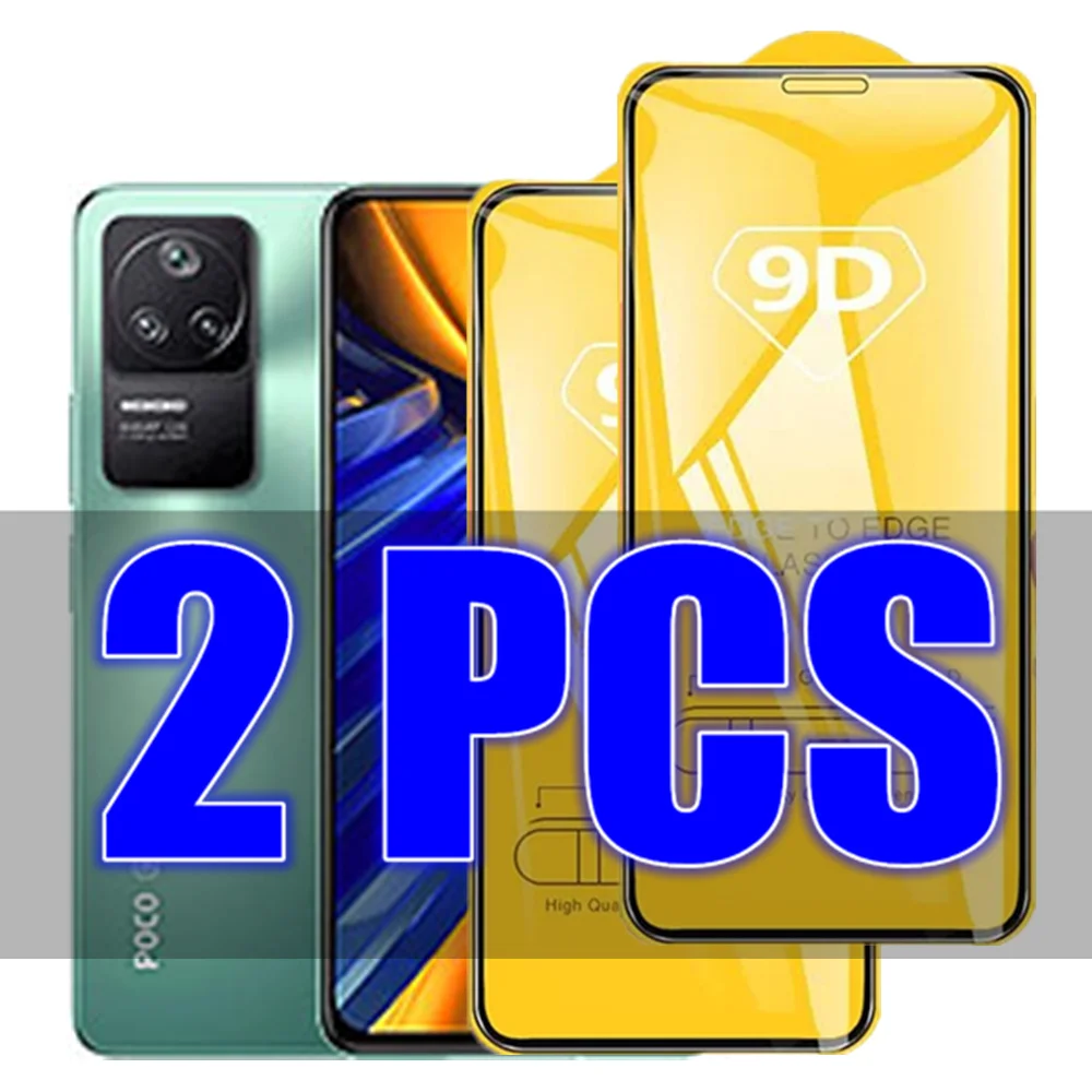 

2 шт./лот 9D закаленное стекло для Xiaomi POCO F4 чехол для POCO F4 X4 GT M4 Pro X4 Pro Защита экрана для POCO F4 полное покрытие стекло