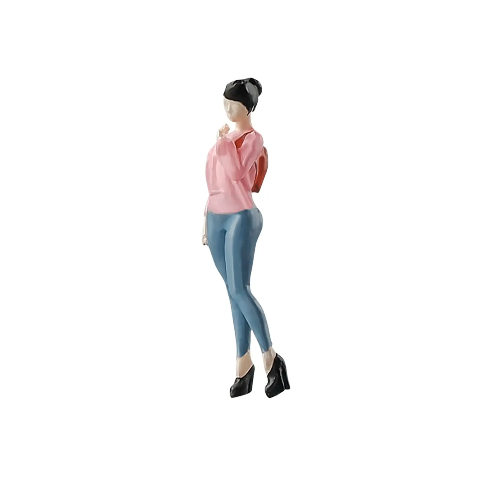 

1/64 Scale Model Figures Movie Props Simulation Figurines 1/64 Model Girl Figures for DIY Projects Accessory Diorama Layout