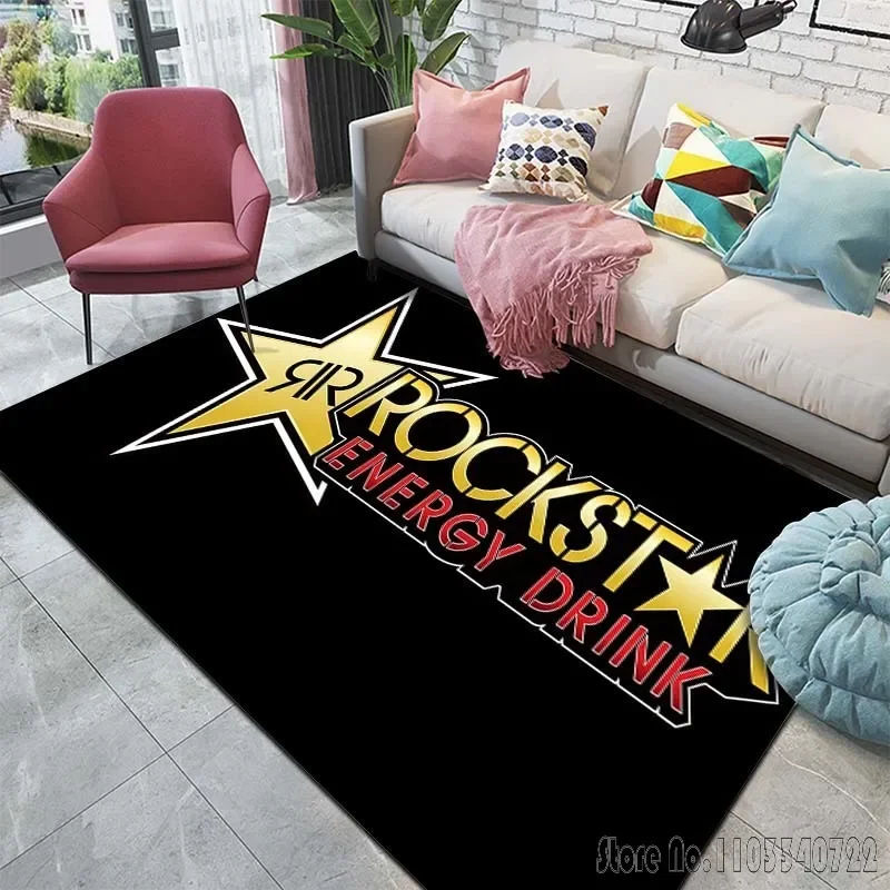 R-Rockstar энергетический узор ковер для спальни напольный коврик Декор гостиной