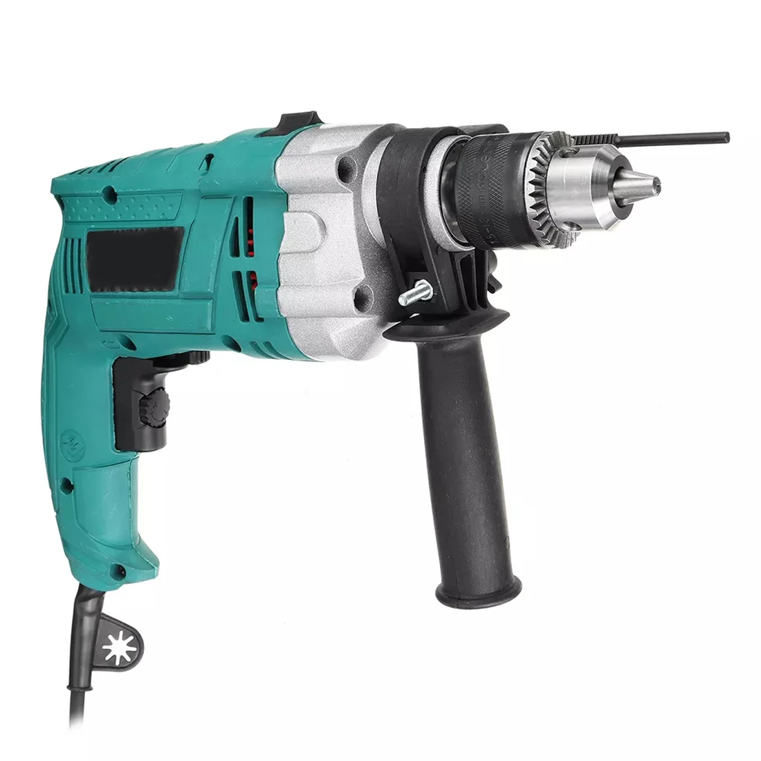 3800 об/мин 1980 Вт 13 мм электрическая Ударная дрель плоская дрель вращающийся молоток многофункциональный гаечный ключ ручка стержень 220 В