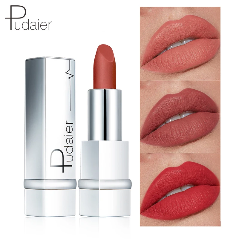 

Pudaier 17 цветов бархатная матовая губная помада Карандаш Водостойкий стойкий сексуальный красный карандаш для губ Макияж губ оттенок каранда...