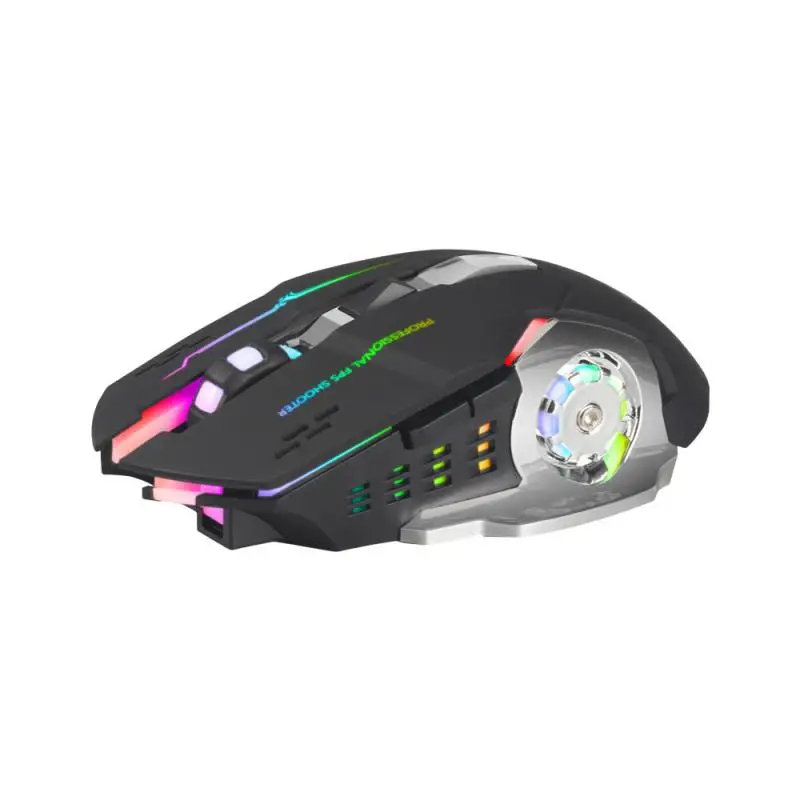 

Color Luminescence Relieves Hand Fatigue Rgb Mouse Office Mouse Rechargeable Or Battery Energy-saving Electricity Gaming Mouse