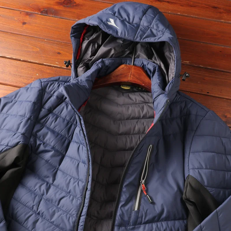 Водонепроницаемая уличная ткань для мужчин облегающая спортивная куртка