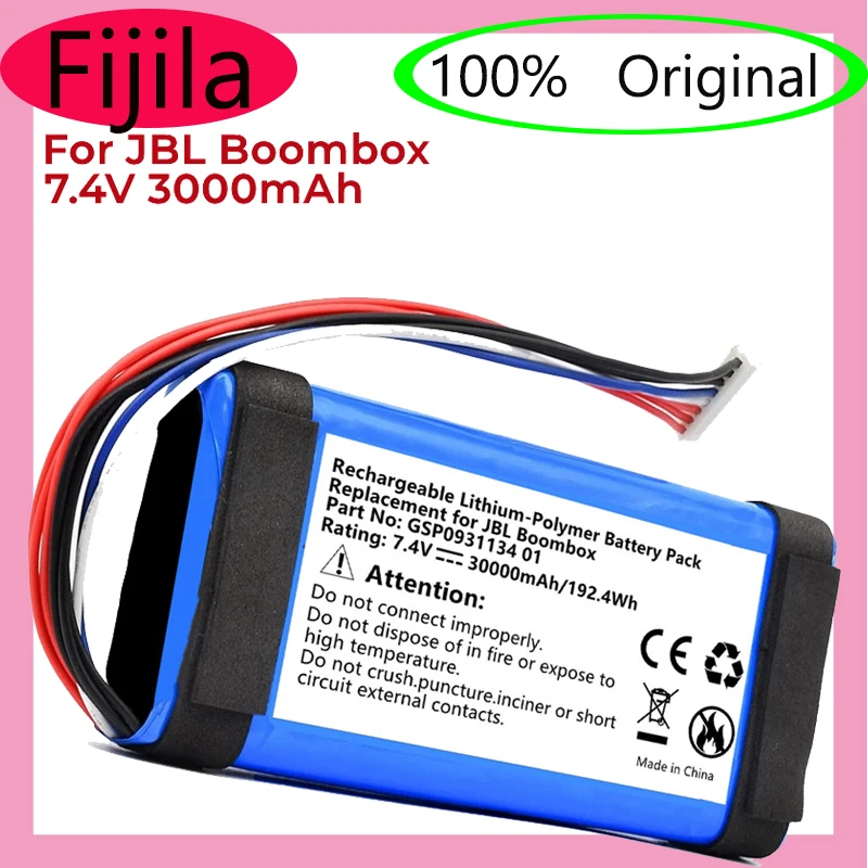 Upgraded 100% Original Brand New 30000mAh GSP0931134 01 Battery for JBL Boombox Player Speaker   Tracking Number