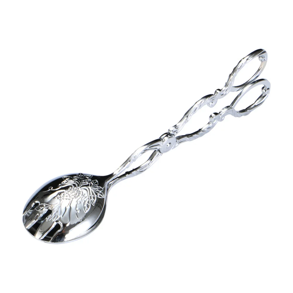 

Tongs Serving Tong Food Metal Kitchen Bread Sugar Buffet Scissor Clip Barbecue Bbq Mini Cooking Steak Clamp Ice Stainless Steel