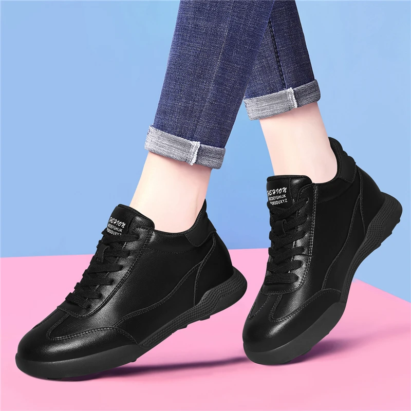 Женские кроссовки для бега Высококачественная обувь на платформе открытом