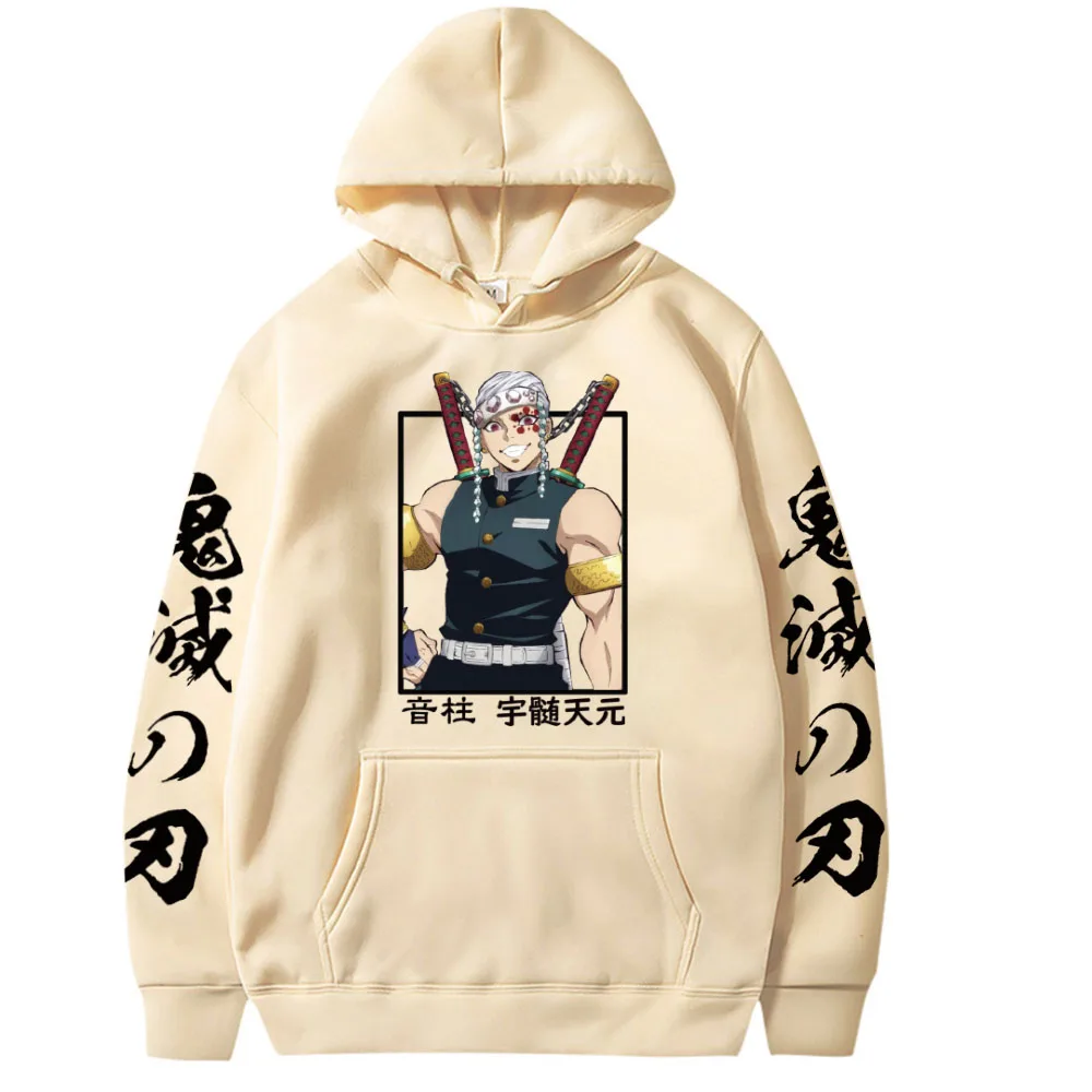 

Толстовка с капюшоном в стиле аниме Харадзюку, рассекающий демонов, пуловеры дзуй Тенген, топы, толстовки с длинным рукавом для мужчин и жен...