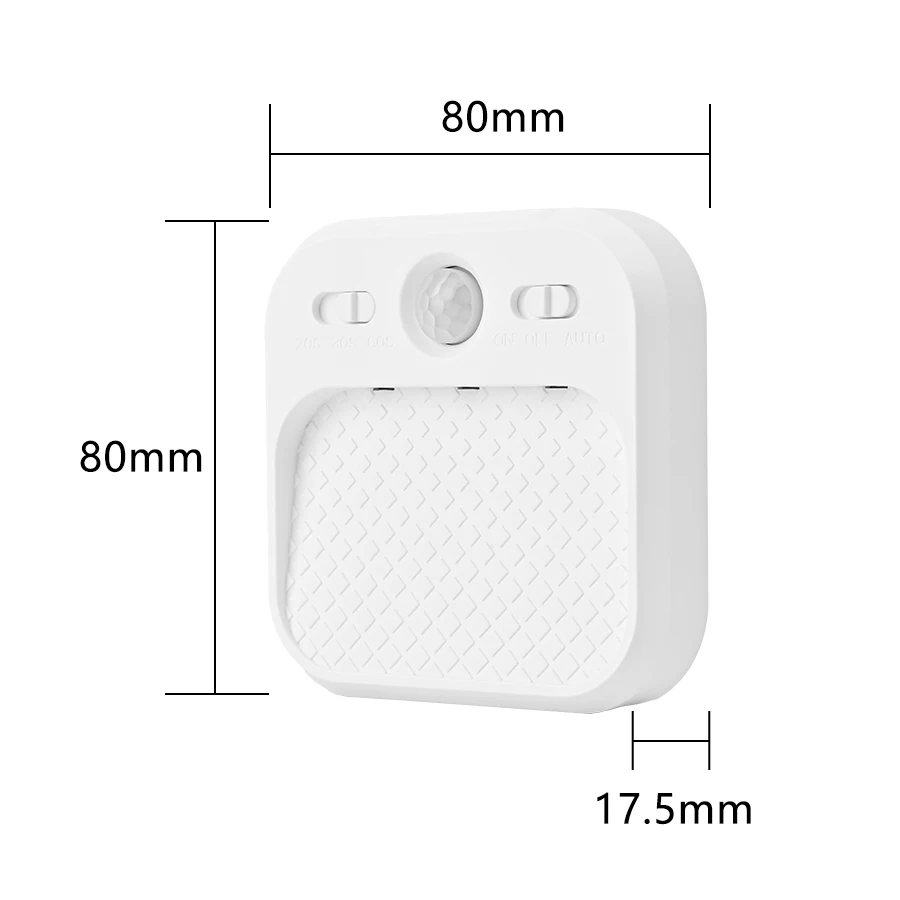 

ammtoo Беспроводной датчик движения белый ночник