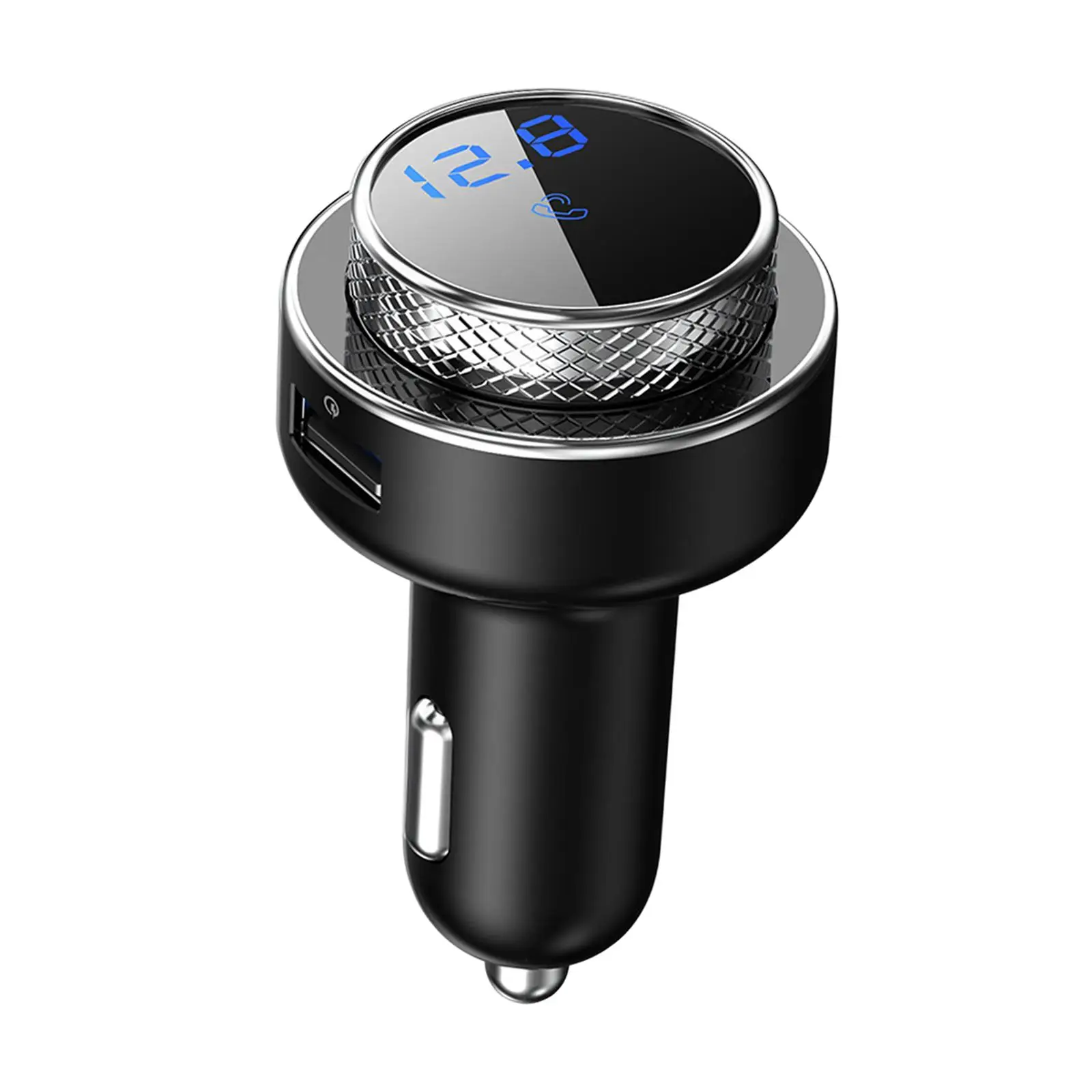 

Car Adapter Lossless Music with Voltage Display Handsfree Call MP3 Player