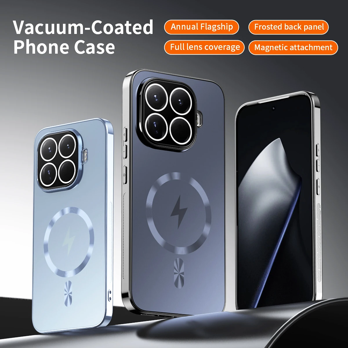 Фото Матовый матовый магнитный чехол для телефона Xiaomi 17 Ultra Mi 17T Pro Max Mi 17T 15T 14T Pro с полной защитой объектива, задняя крышка №1