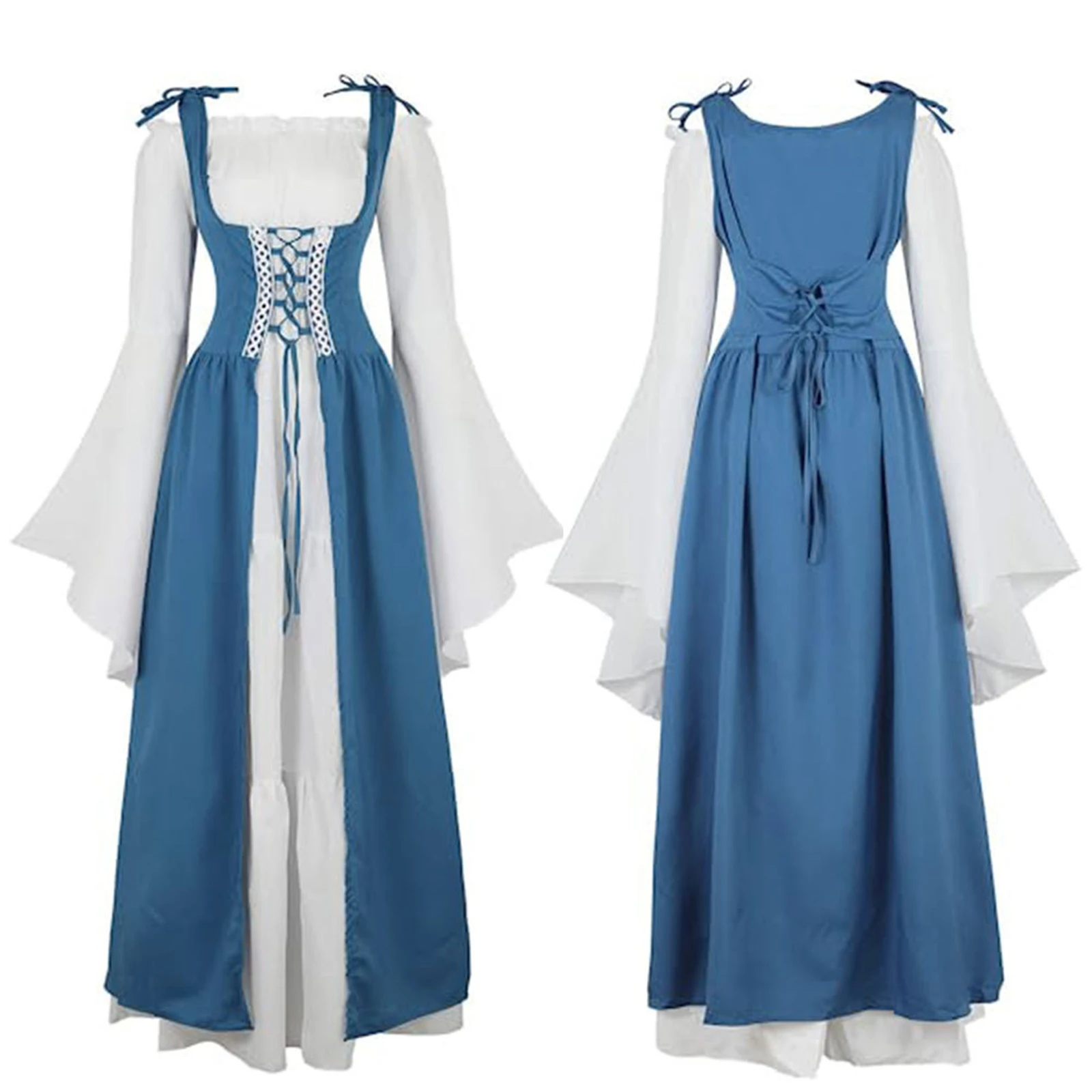 Средневековое ретро платье из полиэстера