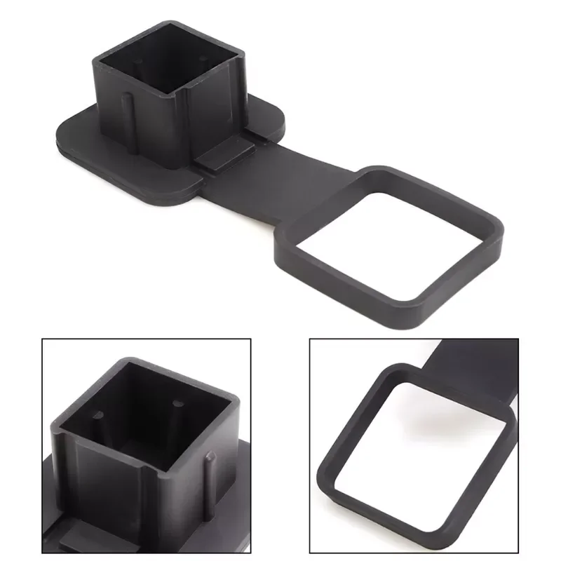 

2 Inch Car Plug Cover Hook Dust Plug Square Mouth Protective Cover for 2 Inch Receivers Towing Hitch Rubber Covers