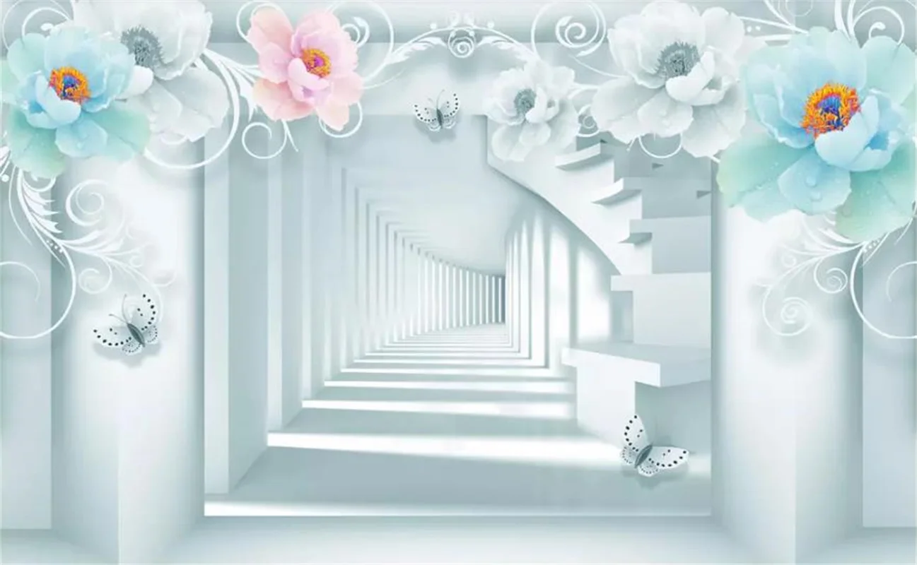 

Custom Wallpaper Roll Size Exend Space Soundproof Wallpaper TV Backdrop Living Room Photo Wallpaper
