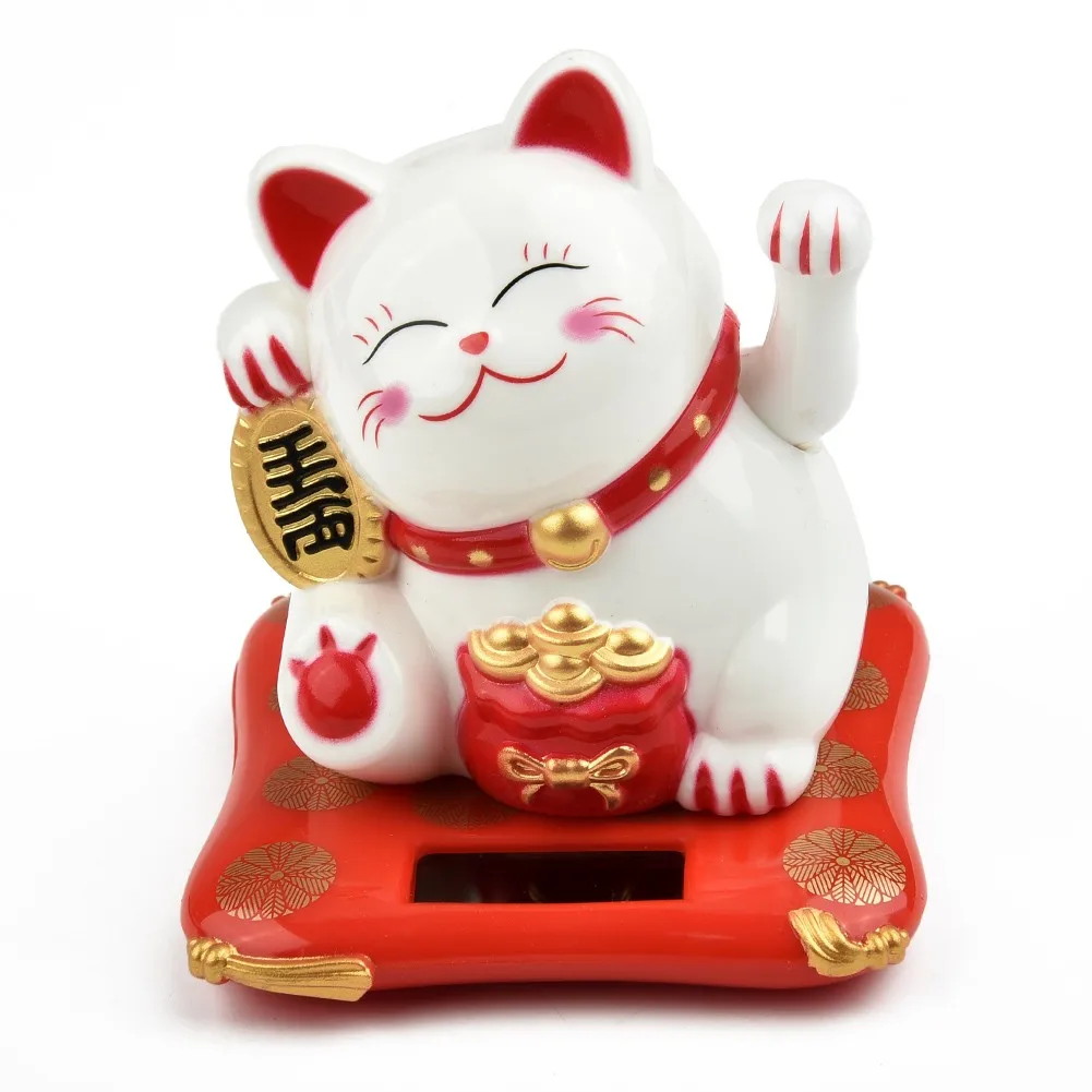 Праздничный и сезонный декор 2 5 японская волнистая рука Lucky Cat украшения для