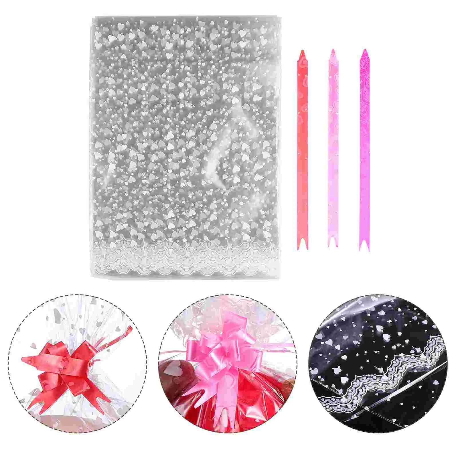 

Bags Cellophane Clear Large Easter Bag Wrap Gift Flat Treat Bakery Basket Cookie Poly Extra Cello Dessert Popcorn