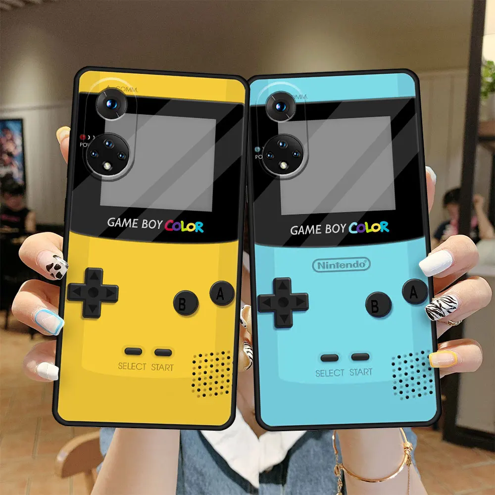 

Celular Case Coque for Honor X9 30i x7 50 Play 9A 60 20i Lite X8 Pro 5G 9 Magic4 10 SE 8X Classic Game Gaming Print Black