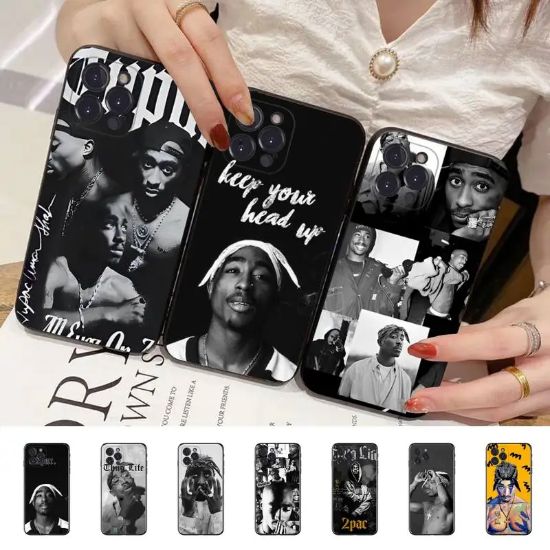 

2Pac Hip Hop Singer Phone Case for iPhone 11 12 13 mini pro XS MAX 8 7 6 6S Plus X 5S SE 2020 XR case