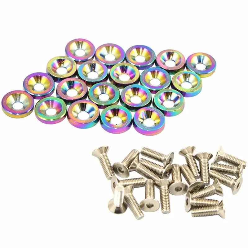 

1 комплект, винт для омывателя из алюминиевого сплава для багажника номерного знака