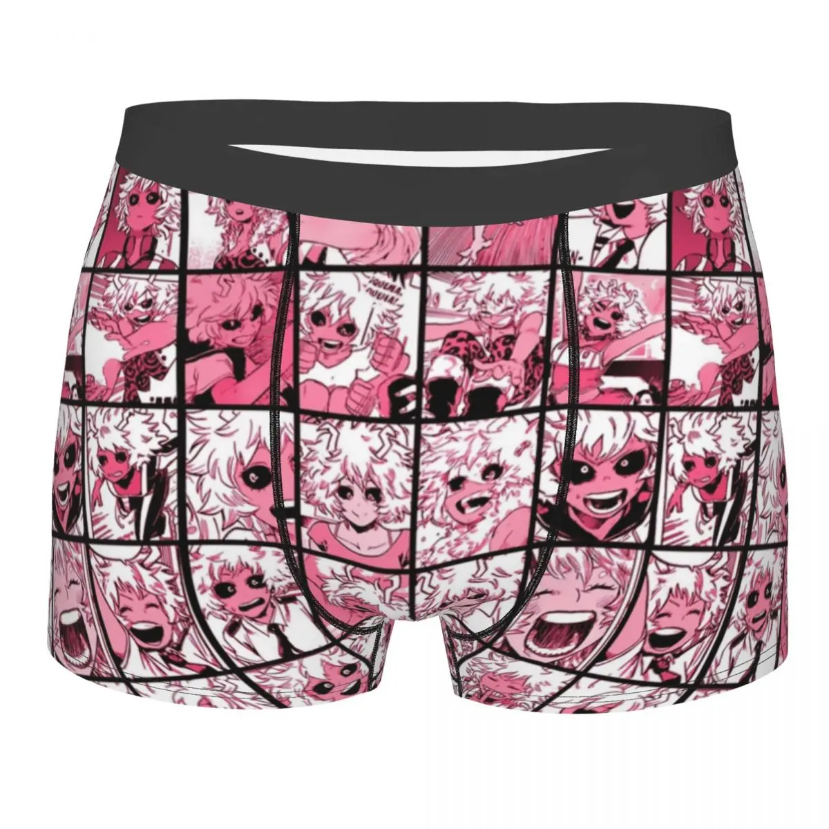 

Boku No My Hero Academia Collage Academy Anime Men Underwear Mina Ashido Collage Boxer Shorts Panties Sexy Underpants Plus Size
