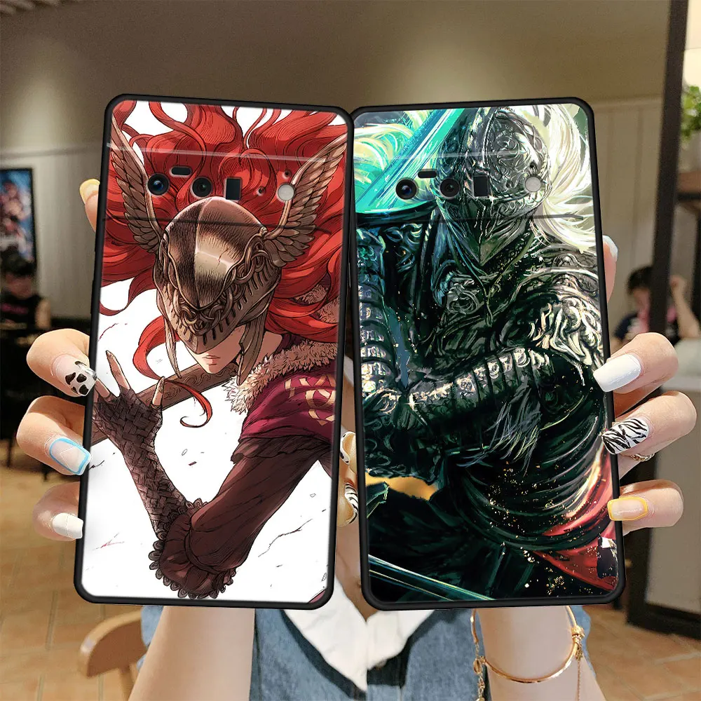 

Cell Black Elden Ring Play Case Funda for Pixel 3 6 Pro 5a 4a 4 XL 5G 5 4G Pixel4 3XL 6Pro Coque Back