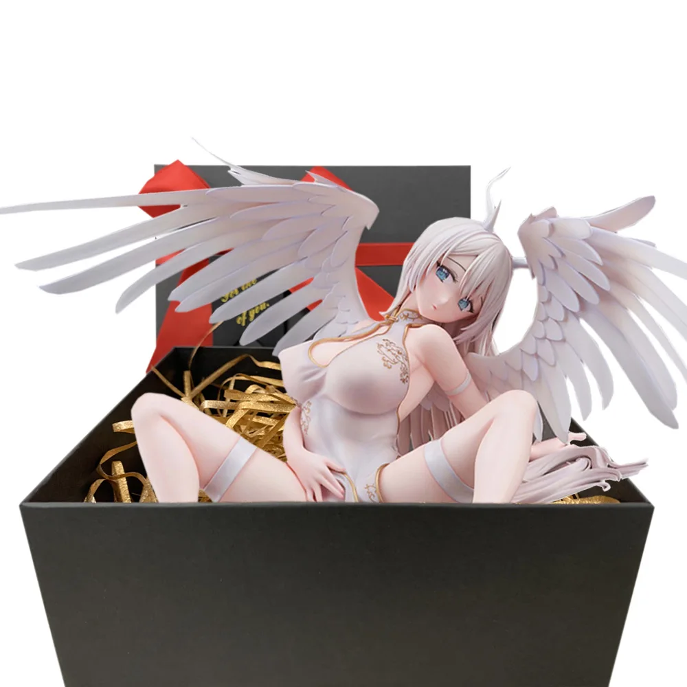 

【Soft Ver.】Hentai Figure White Angel -16cm Lewd Anime Character Collectible Doll Model Gift Toy