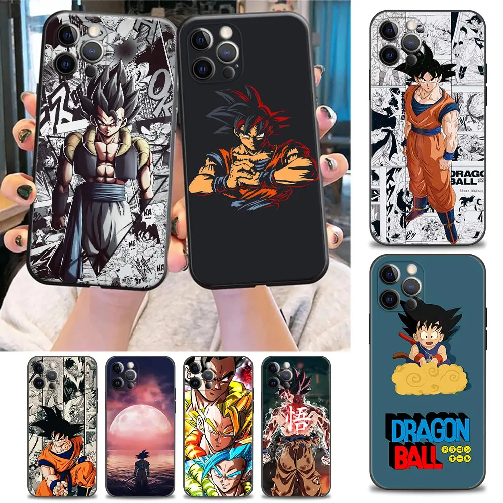 

Dragon ball Z Son Goku Phone Case for Apple iPhone 11 12 13 Pro Max 7 8 SE XR XS 5 5s 6 6s Plus Silicone Case Fundas Coques Capa
