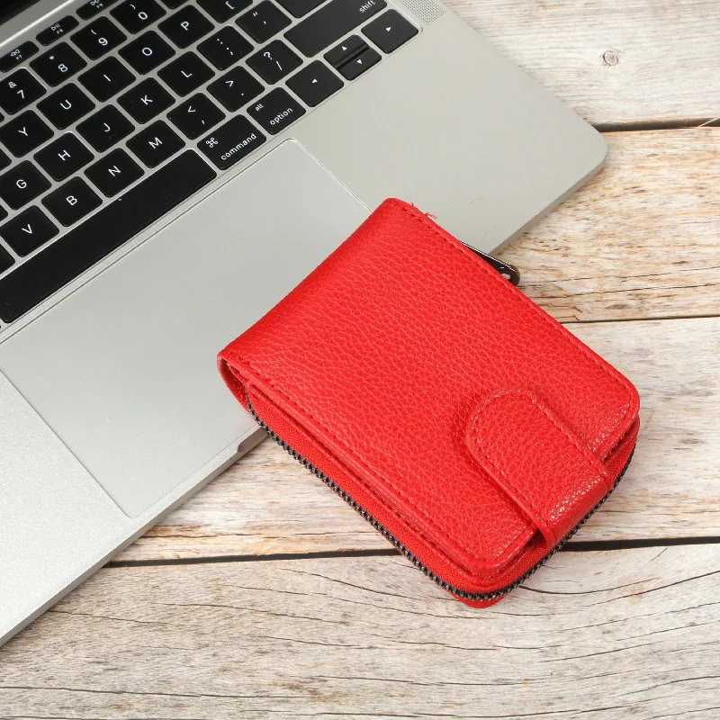 2023 New Organ Card Bag Male Anti-theft Brush Driver's License Leather Cover Wallet Driving License License Two In One