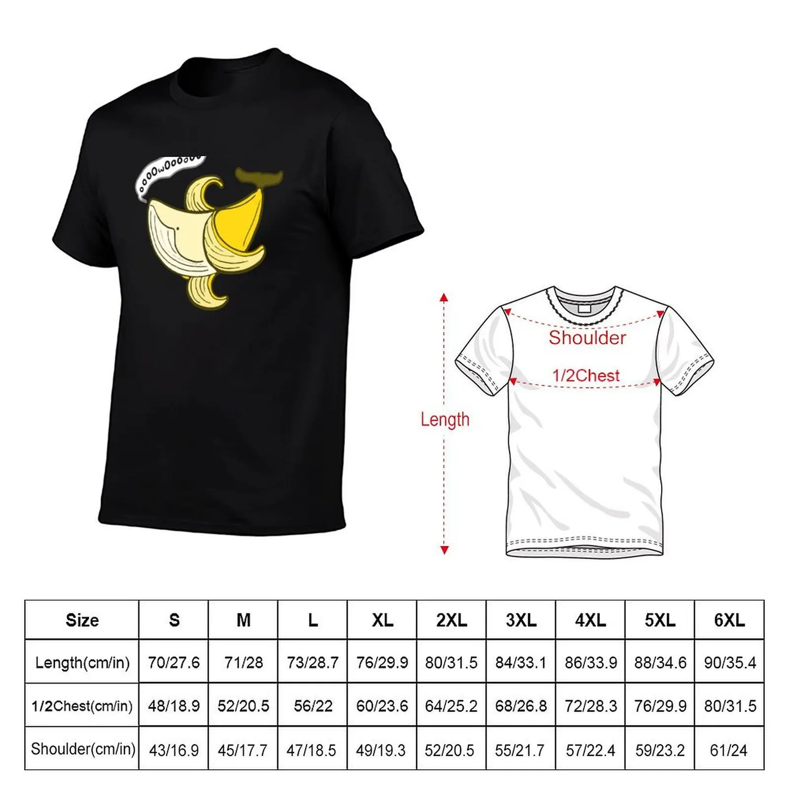 Футболка Humphrey the Banana Whale с классическим принтом и короткими рукавами (art.: 3920dbdcb438d) - 3920dbdcb438d