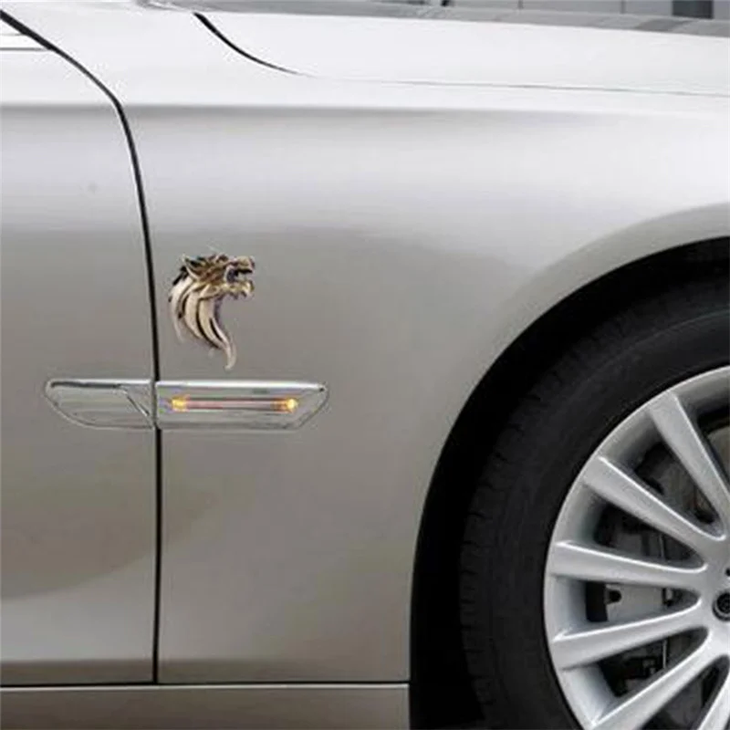 

1 шт., 3D Автомобильные наклейки с логотипом «волк»