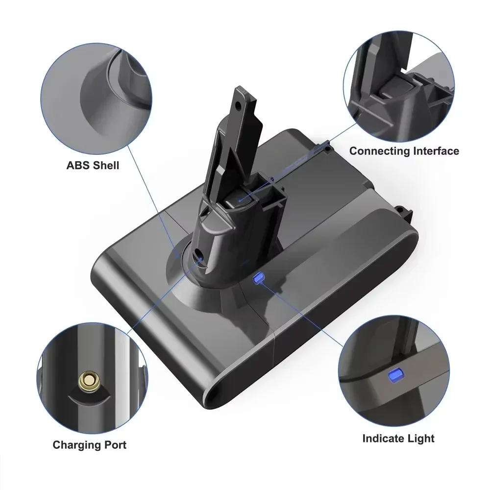 НОВЫЙ сменный литий-ионный аккумулятор 12800 мАч-4800 мАч 21 6 В для Dyson V7/SV11
