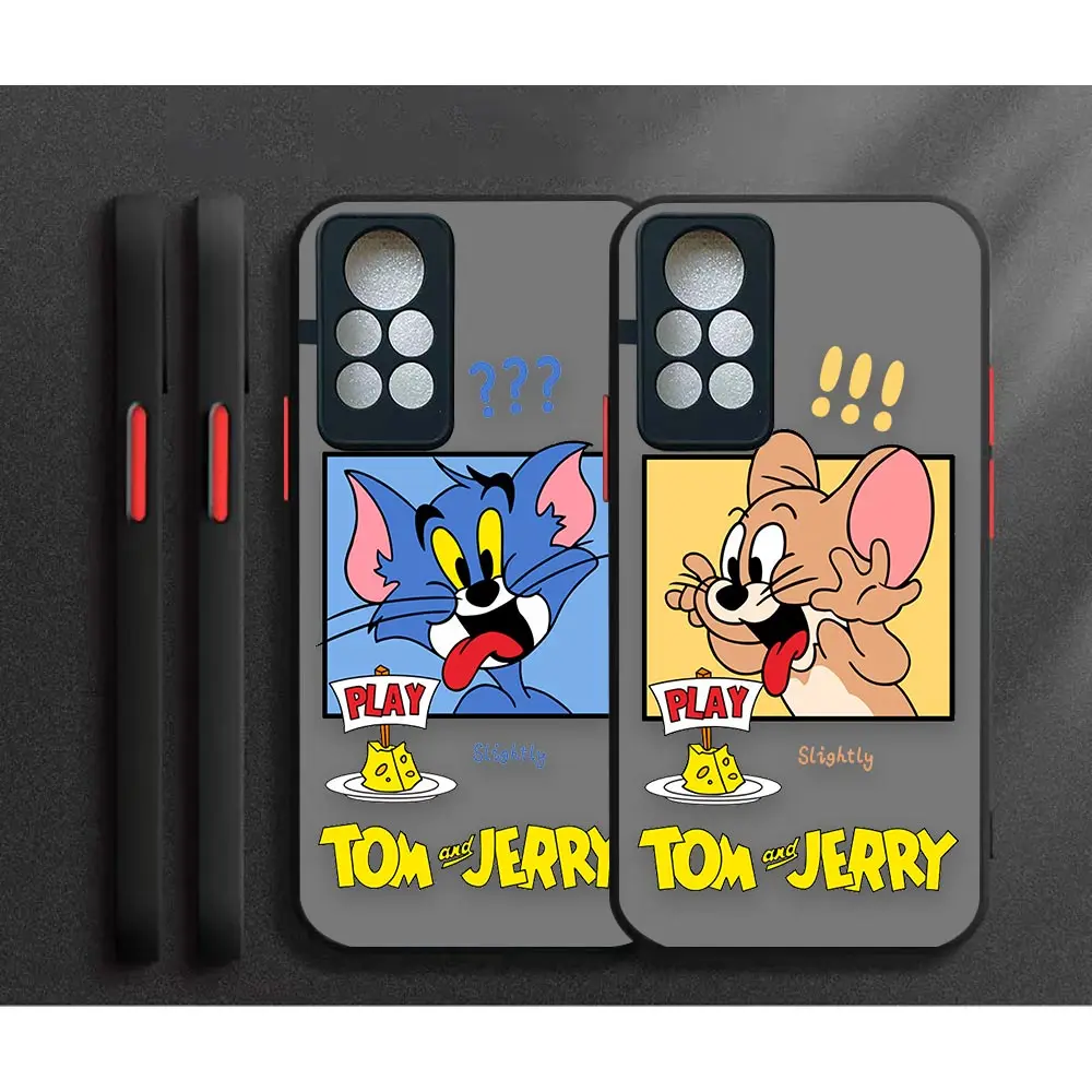 

Anime T-Tom And J-Jerry Shockproof Case Funda For TECNO HOT 11S 11 NFC 10 10I 10S 9 12 PLAY 12I NOTE 10 11 8 8I 7 PRO Case Para