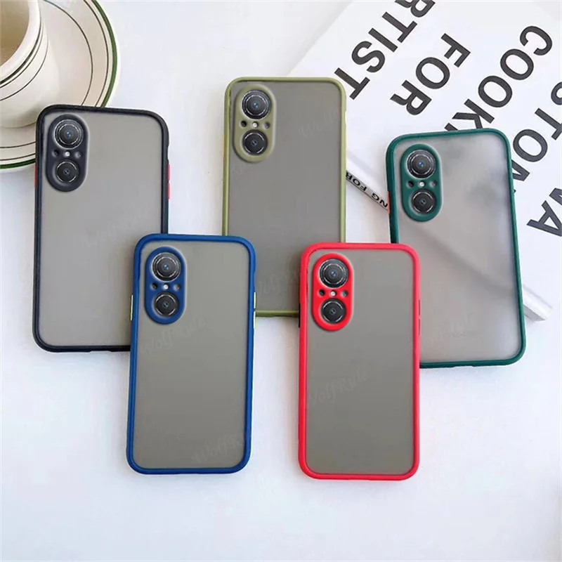 

For Huawei Nova 9 SE Case For Huawei Nova 9 SE Cover Shockproof Bumper Matte Translucent For Fundas Huawei Nova 9 SE Case 6.78"