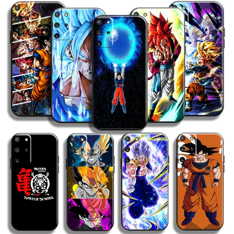 

Goku Vegeta Dragon Ball Phone Case For Samsung Galaxy S20 S21 S22 FE Ultra 5G S22 S21 S20 S10 10E S9 Plus Funda Back