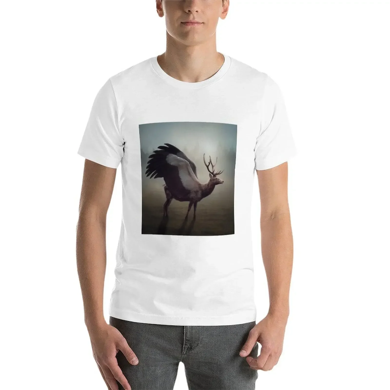 Футболка Icarus-Peryton/Winged Deer великолепная Эстетическая одежда облегающие футболки
