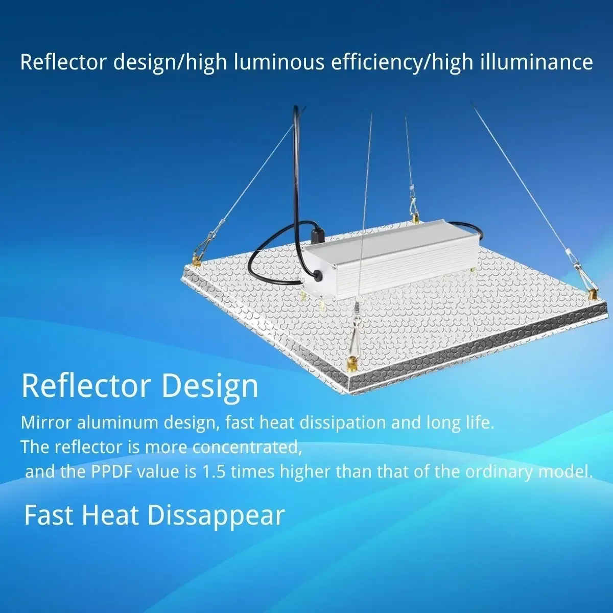 Коммерческий светодиодный светильник для выращивания растений 1000 Вт IP45