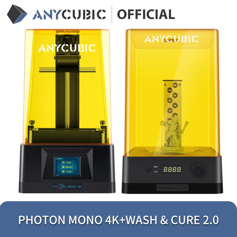 Price ANYCUBIC فوتون مونو 4K SLA LCD UV الراتنج ثلاثية الأبعاد الطابعات عالية الدقة 4K 6.23 شاشة أحادية اللون ماكس ثلاثية الأبعاد سرعة الطباعة 50 مللي متر ساعة