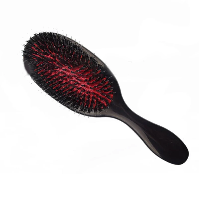 

Boar Bristle Nylon Detangling Hair Brush Mini Anti-static Massage Comb Brosse Cheveux Femme Salon Hair Styling Professional Tool