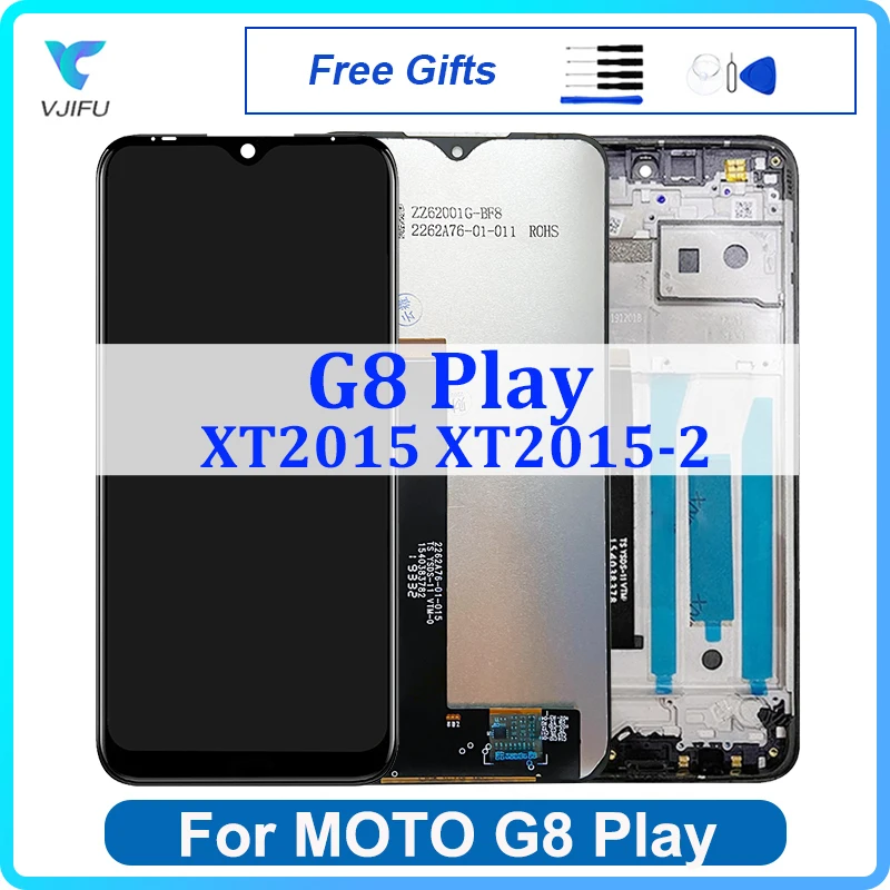 Оригинальный ЖК-дисплей для Motorola Moto G8 Play, дисплей с сенсорным экраном XT2015 XT2015-2, дигитайзер в сборе, замена, ремонт телефона, протестирован