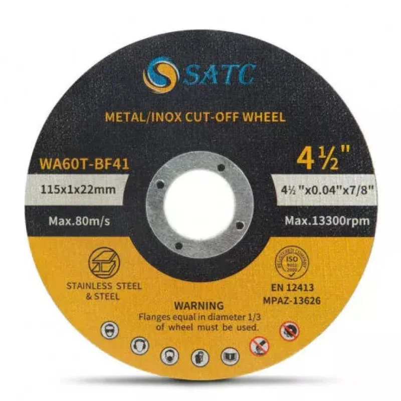 SATC 25 шт. отрезной круг 5 x 0 04 7/8 дюйма абразивный диск из металла и нержавеющей