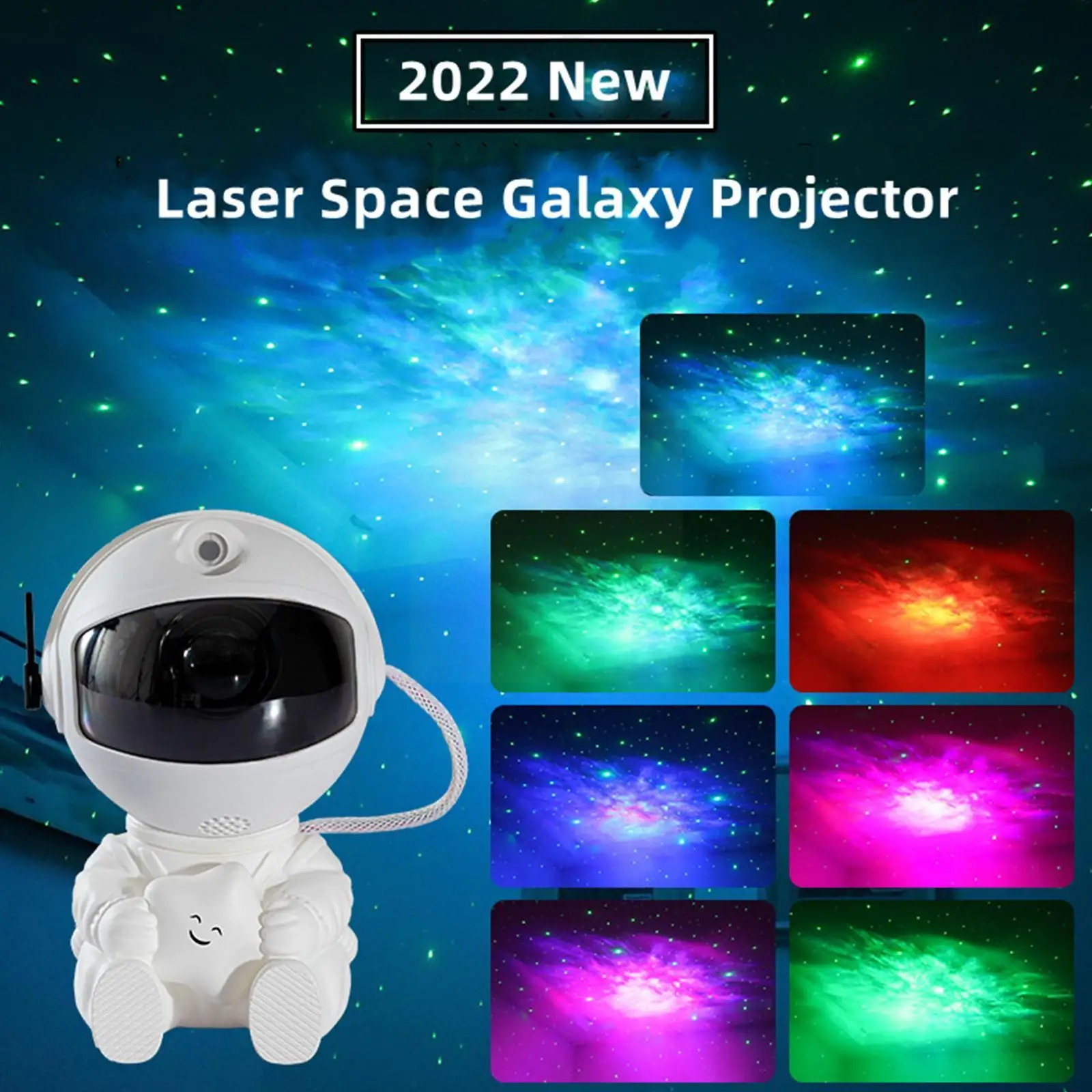 

Astronaut Starry Projector Night Light Star Night Lamp For Bedroom Home Decorative Y5v4