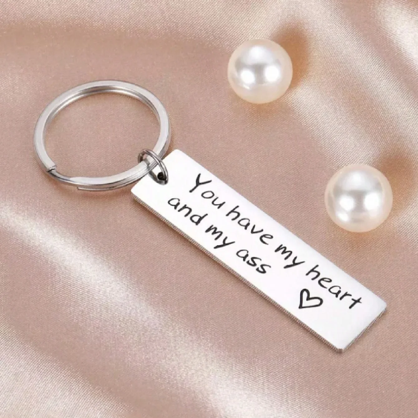 1 шт. витая пара брелоков из нержавеющей стали подвеска (юмористический дизайн)