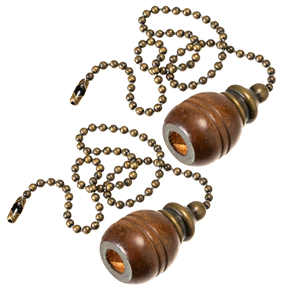 

2pcs Home Decor Fan Pulls Ceiling Fan Pulls Decorative Ceiling Fan Chain Pulls Lamp Decoration Pendant
