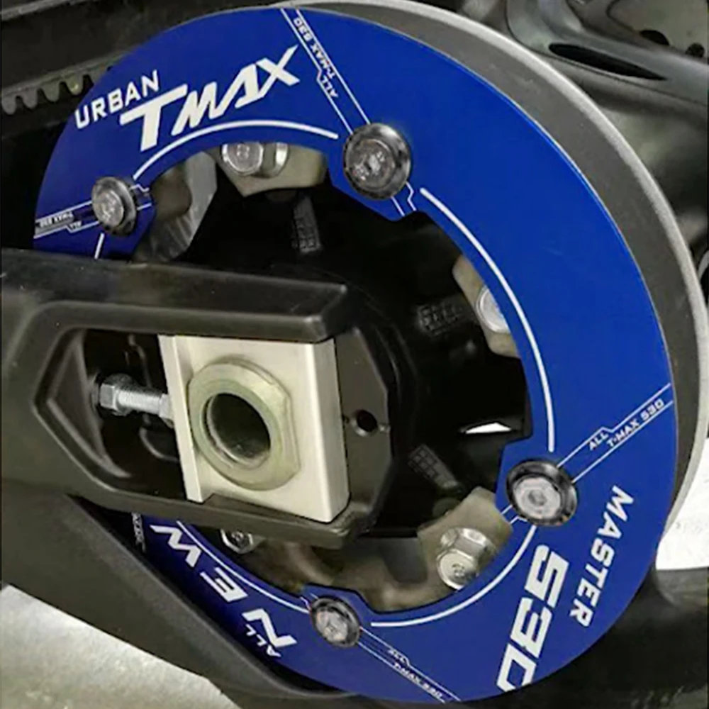 Скутер 2024 для Yamaha T-MAX 530 Tmax 2017-2023 гг. алюминиевая крышка шкива трансмиссии с ЧПУ