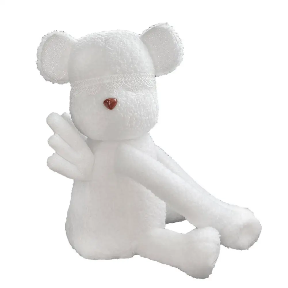 

Tissue Box Cover For Car Backseat Mounted Cartoon Soft Plush Paper Case Holder Angel Bear Napkin Storage Container Dispenser For