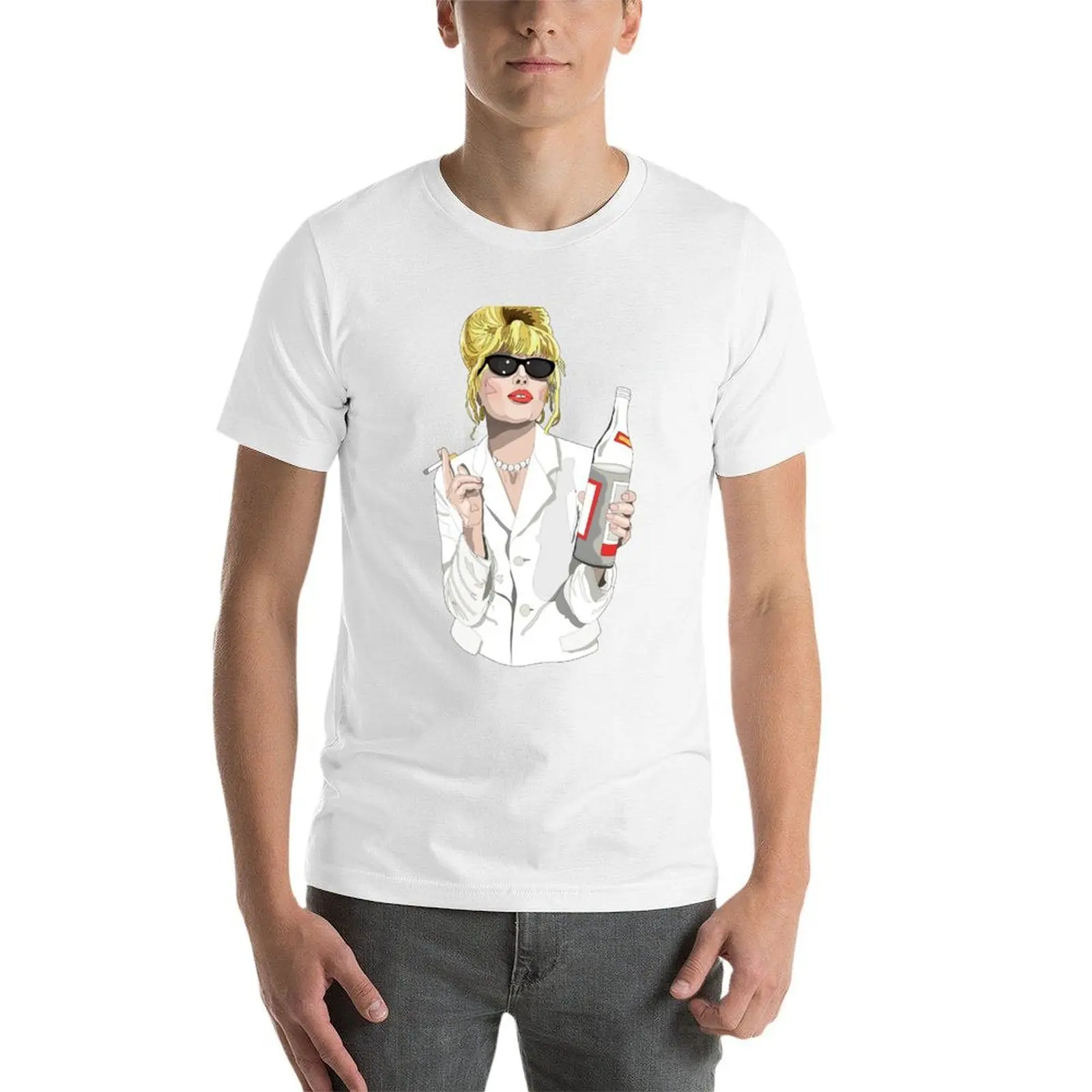 Фото Футболка Patsy Stone AbFab Cheers Darling, большая и высокая футболка для спортзала №3