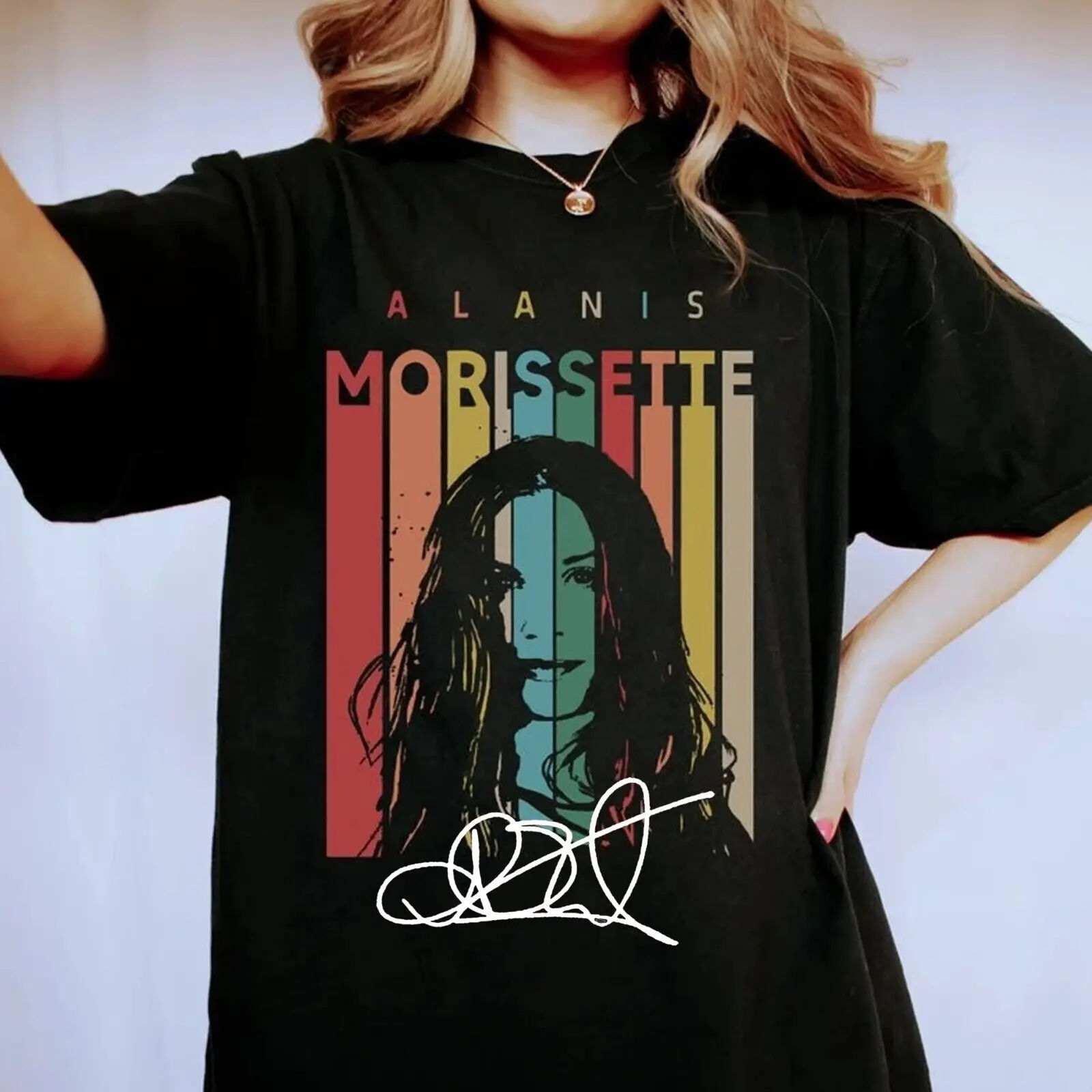 РУБАШКА УНИСЕКС Alanis Morissette 1N2855 подарок для фанатов