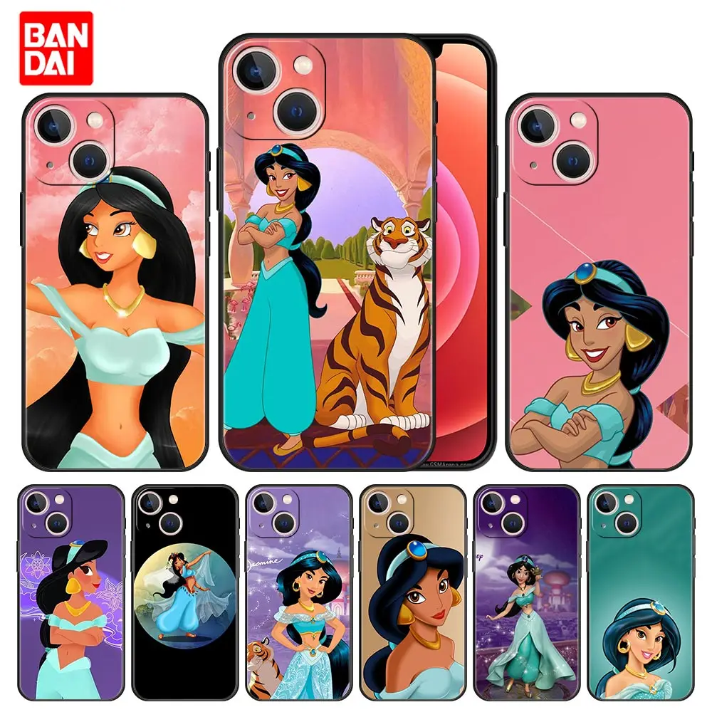 

Cover Case for iPhone 11 12 13 Pro Max SE 2020 11pro 12pro 13pro Mini Soft Capa Armor Funda Cell Aladdin Jasmine Princess