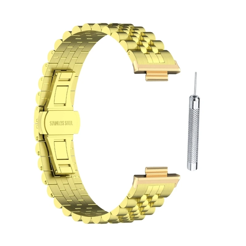 

Дышащий ремешок для умных часов Band 8 с петлей из нержавеющей стали, модный браслет