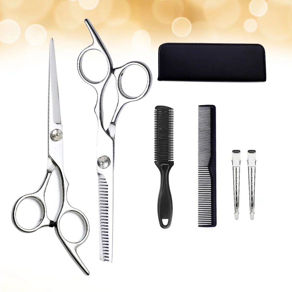 

Hair Salon Scissors Scissor Barber Cuttingcomb Thinning Shears Teethfine Trimming Hairdressing Clips Accessories Trimmer Case