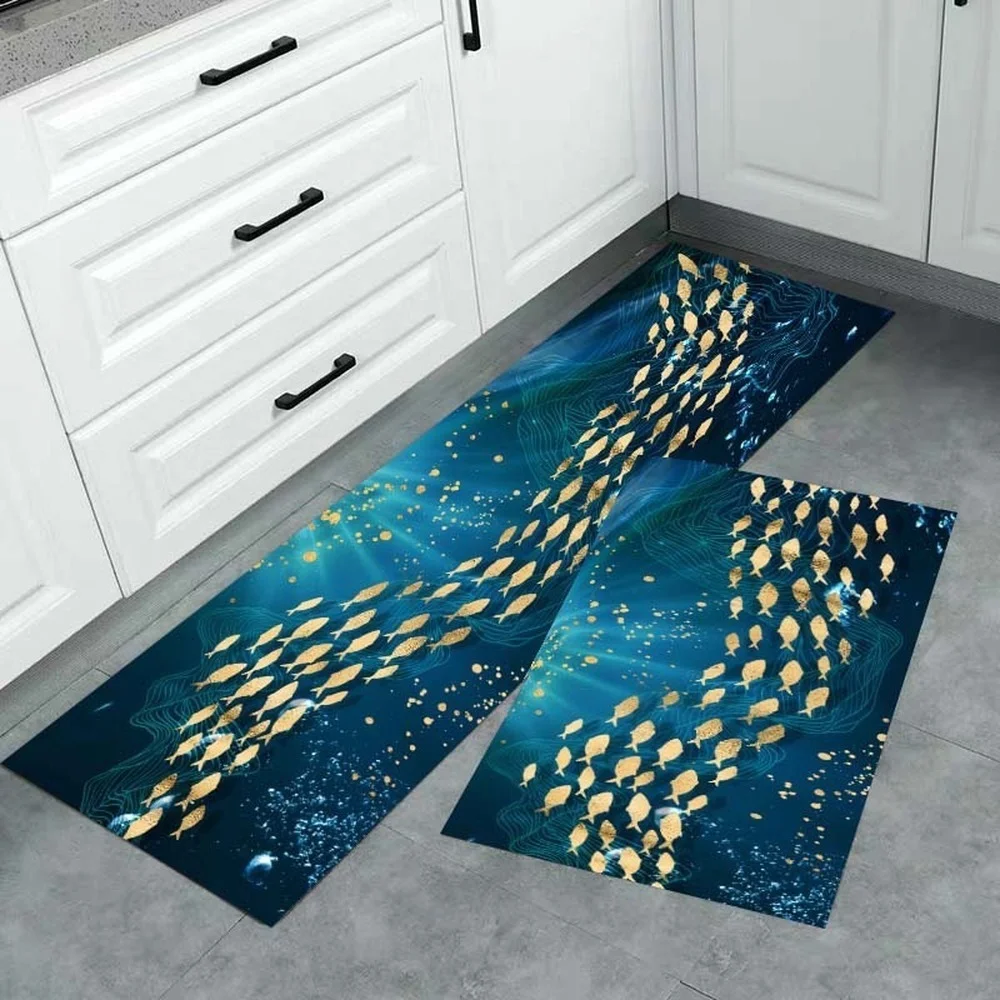 

Kitchen Carpet Waterproof Oliproof Home Doormat Entrance Door Rug for Living Room Kitchen Mat Quick Drying Bath Mats Anti Slip